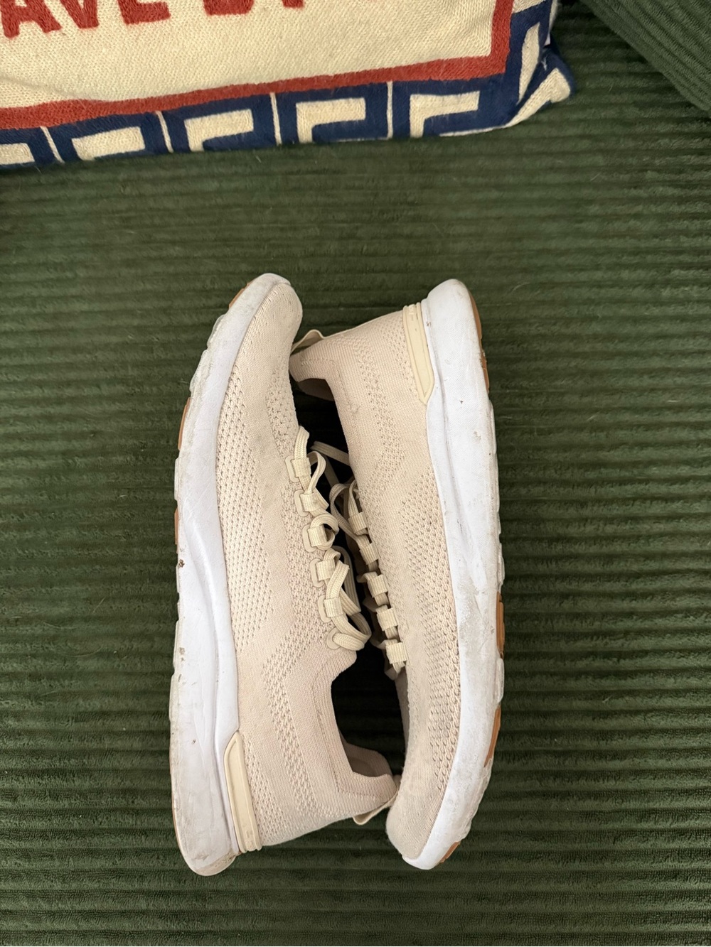 APL Women's Knit Sneakers in Light Beige - Picture 3 of 4